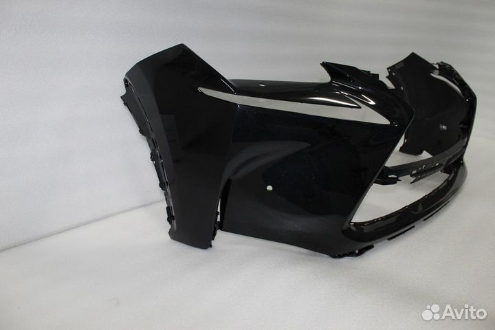 Передний бампер Lexus Nx 300h черный под установку