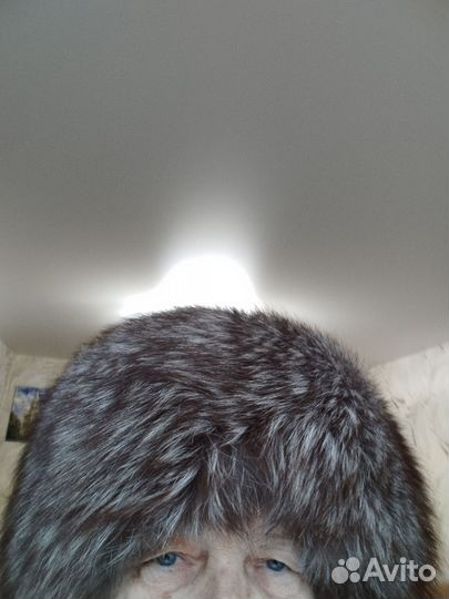 Шапка из чернобурки женская за 3ооо т, с