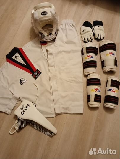 Защита, шлем, добок