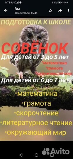 Индивидуальные занятия с логопедом