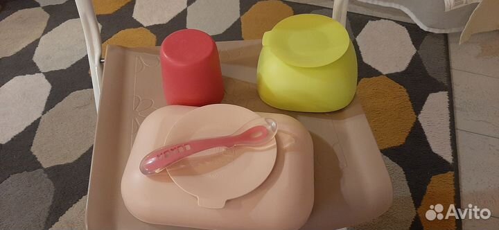 Детская посуда beaba / первая посуда малыша