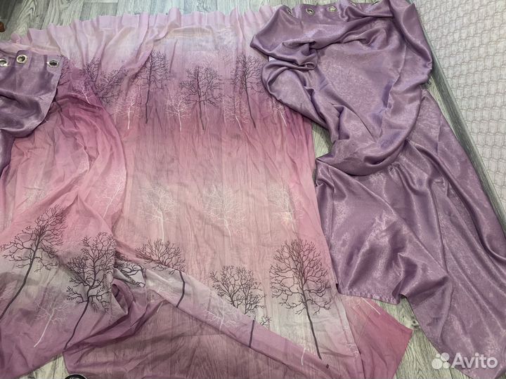 Комплект шторы и тюль