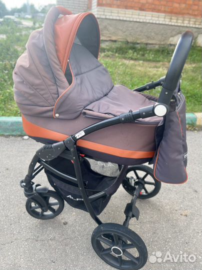 Коляска 2 в 1 Riko Basic Alfa