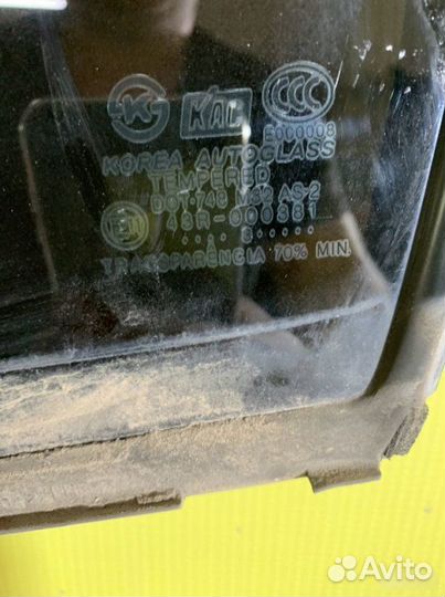 Форточка двери задняя Hyundai Elantra XD 2003-2010