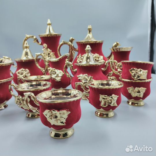 Сервиз Красный бархат