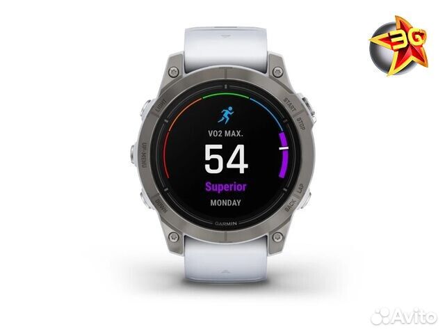 Часы Garmin epix Pro (Gen 2) Sapphire 47 mm White