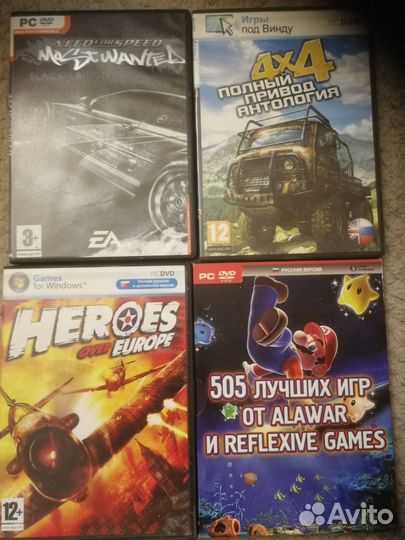 Компьютерные игры, pc dvd, стратегия, квест, гонки