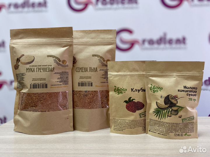 Пакеты дой пак с печатью