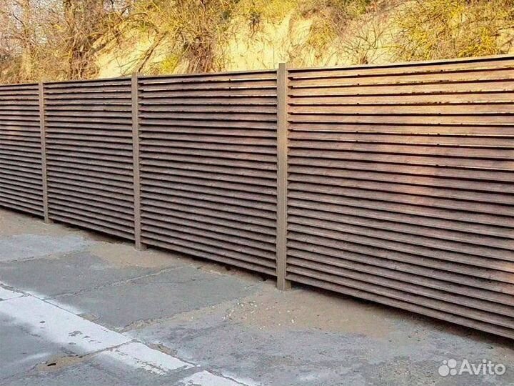 Жалюзийный забор
