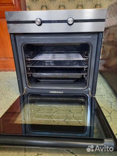 Духовой шкаф электрический с газовой панелью