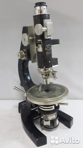 Микроскоп мп1 1920е года Трест Русские Самоцветы