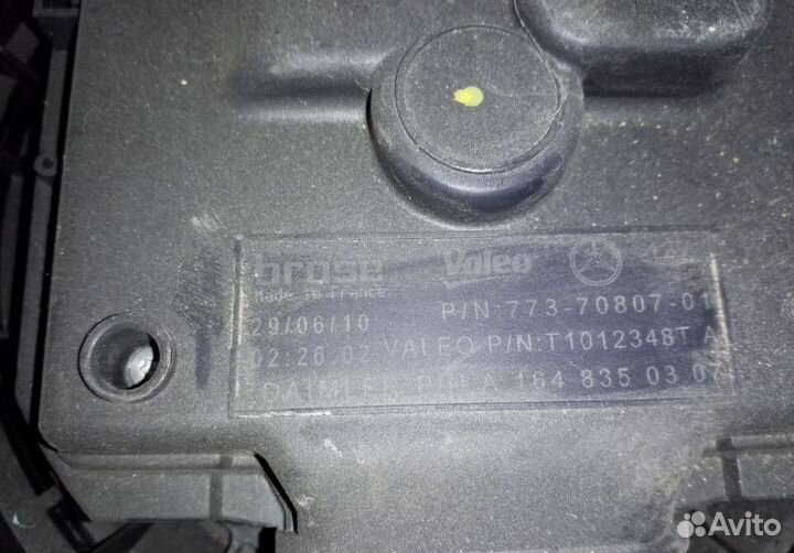 Моторчик печки мерседес 164 А 1648350307