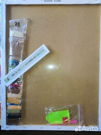 Алмазная мозаика цветы 40х50