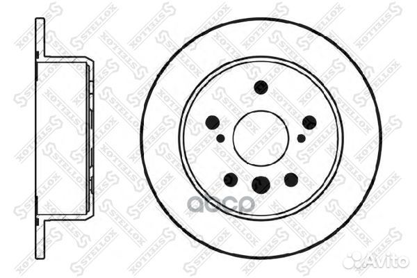 6020-4548-SX диск тормозной задний Toyota Camr