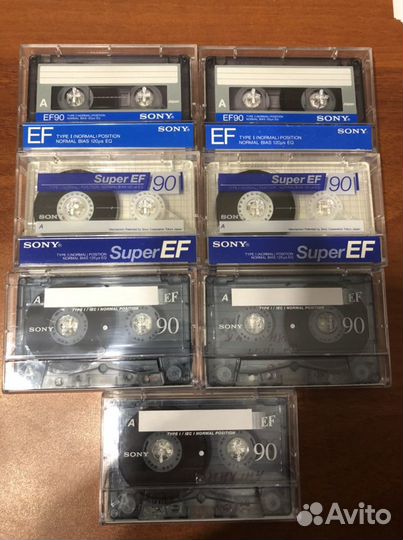 Аудиокассеты Sony EF 90