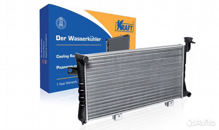 Радиатор охлаждения (2-рядный) ваз-21214, 21218