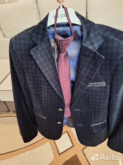 Пиджак велюровый подростковый