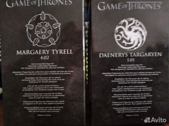 Коллекционные фигурки Гарри Поттер Игра Престолов