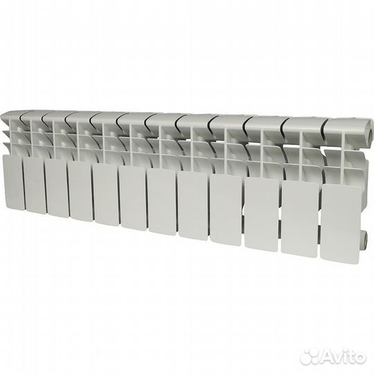 Алюминиевый радиатор Rommer Plus 200 (12 секц., ма