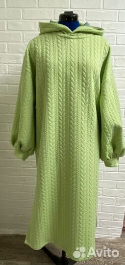 Платье женское теплое 48 50