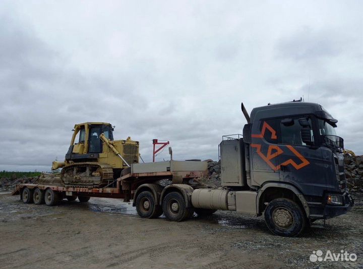 Низкорамный трал перевозка негабарита