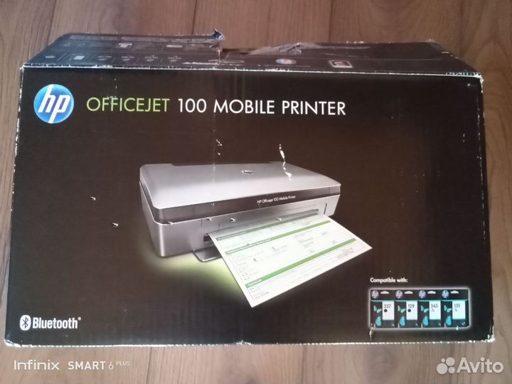 Цветной лазерный принтер HP Officejet 100 Mobile