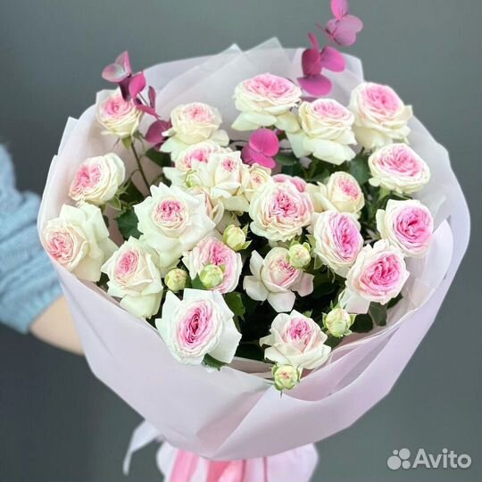 Букет с диантусами 