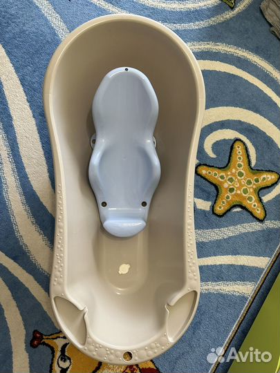 Ванночка для купания с горкой