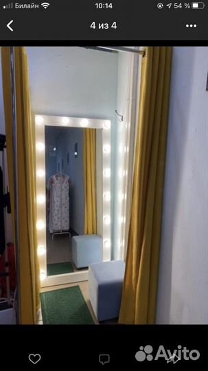 Гримерное зеркало с подсветкой