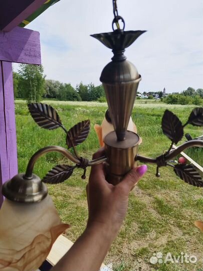 Люстра потолочная бу