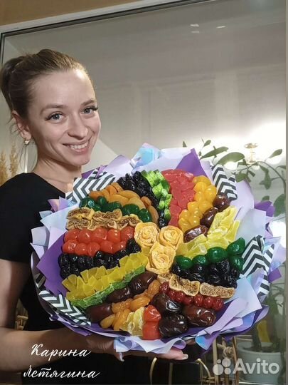 Необычный подарок съедобный букет цветы