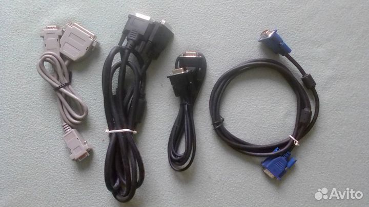 Кабели DVI-dvi,VGA-vga,DB25-2VGA-100-175-189-200см