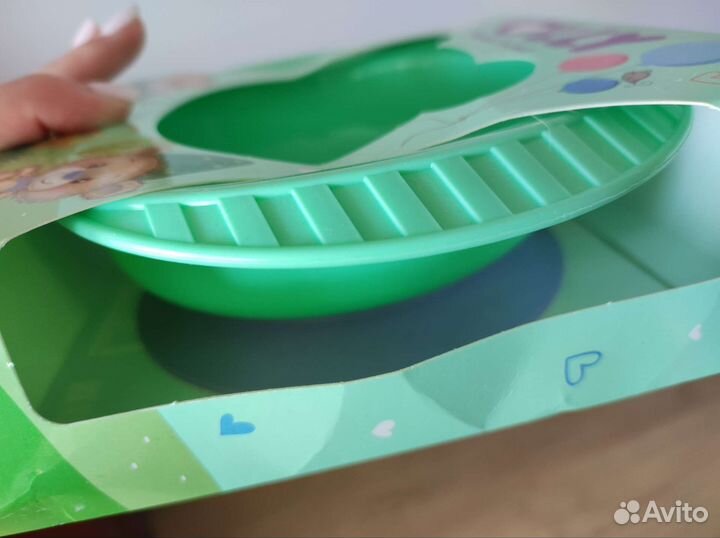 Тарелка на присоске детская