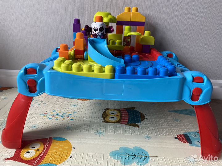 Стол мега блокс + горка