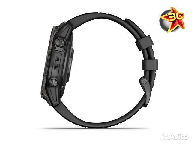 Часы Garmin Fenix 7 Pro Sapphire Solar Carbon Grey 010-02777-11