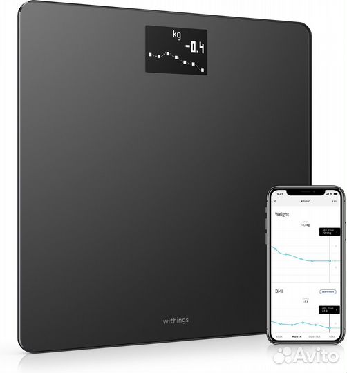 Умные весы Withings Body Scale WiFi WBS06 черные