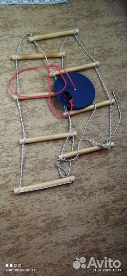 Веревочная лестница и тарзанка