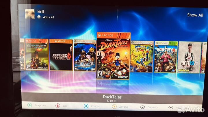 Xbox 360S freeboot 100игр