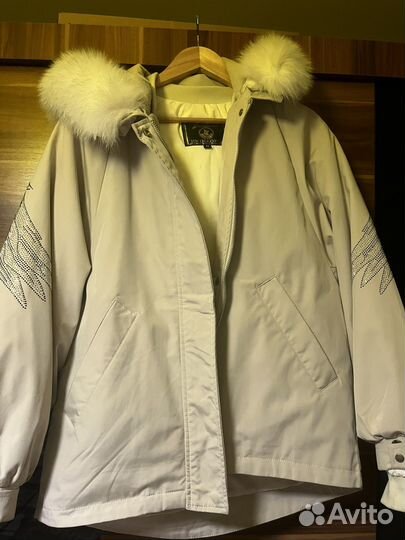 Парка с натуральным мехом 42 44