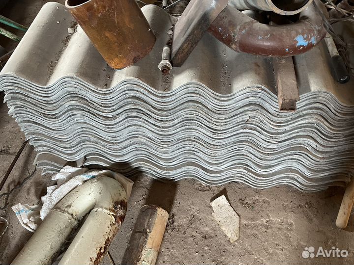 Шифер волновой бу