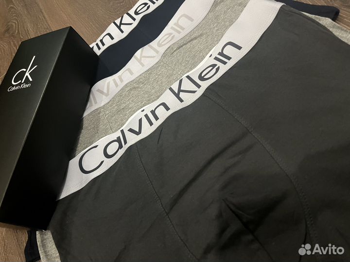 Трусы мужские боксеры calvin Klein 3шт