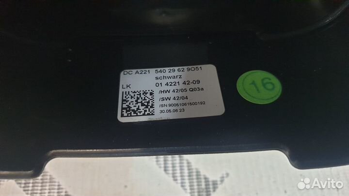 Подрулевой переключатель на Mercedes w221