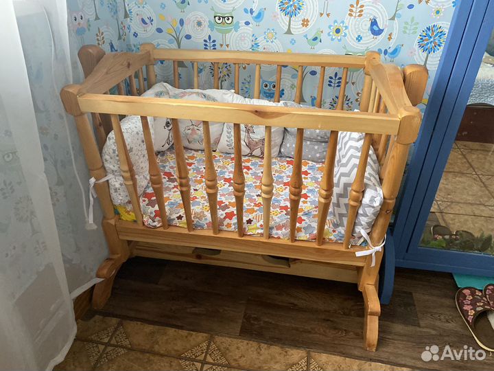 Кроватка люлька ручная работа торг