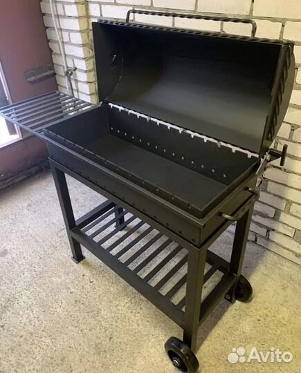 Мангал гриль 800 х 350 из стали 5 мм