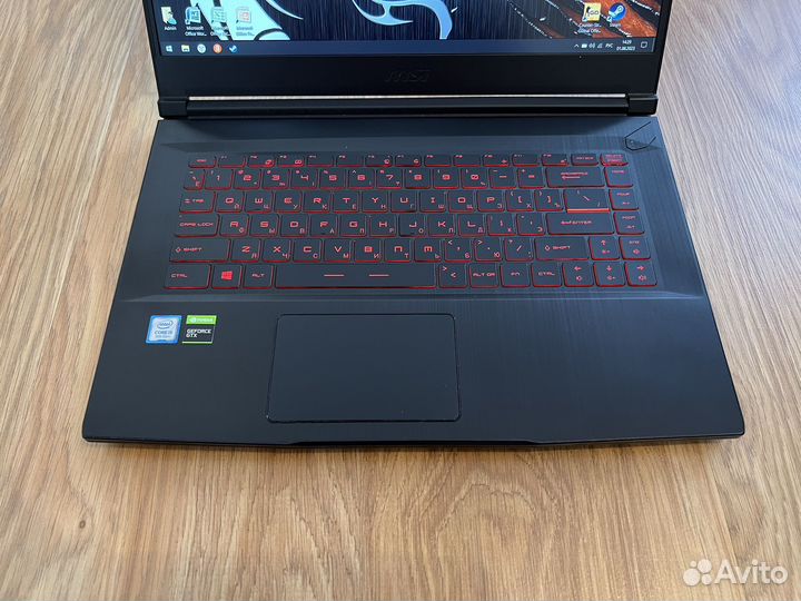 Игровой MSi -i5-9300H. GTX1650-4GB/16/IPS