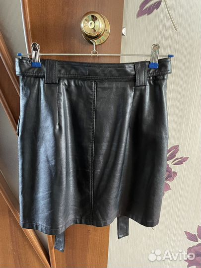 Кожаная юбка