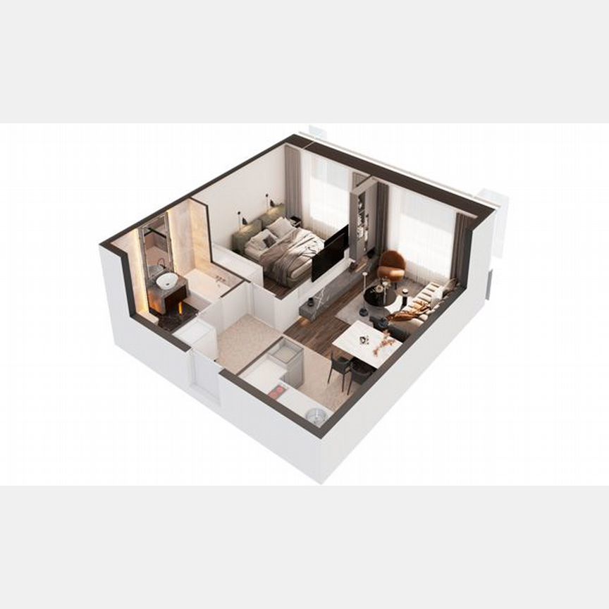 1-к. апартаменты, 37,3 м², 26/30 эт.