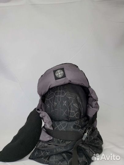 Шапка-Ушанка Stone island (На доставке)