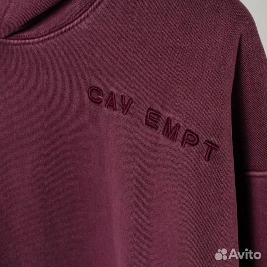 Худи Cav Empt №2 бордовое