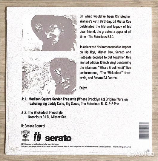 Notorious B.I.G. – Biggie Bday (New/Serato)